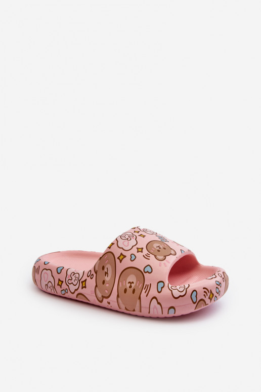 Children's Lightweight Slippers with Pink Bears Evitrapa