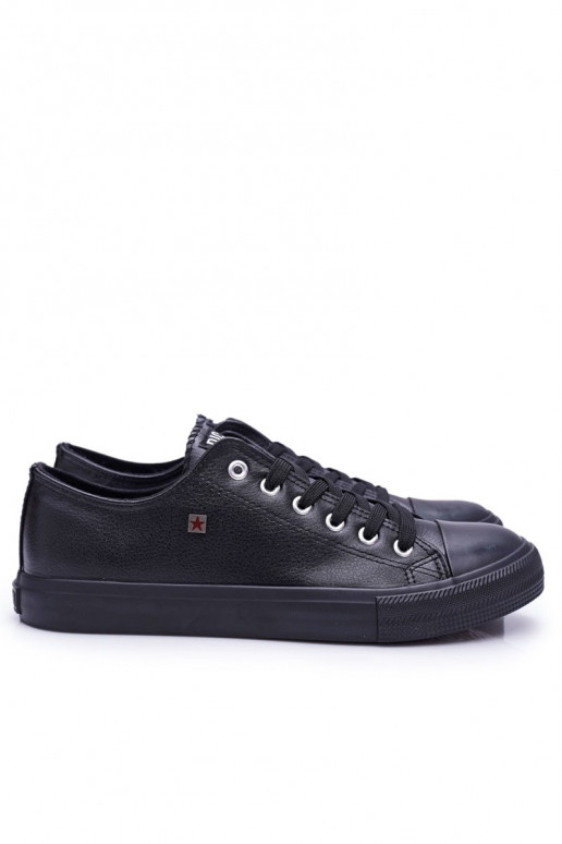Big Star Men's Sneakers Black V174345 Big Star Men's Sneakers Black V174345