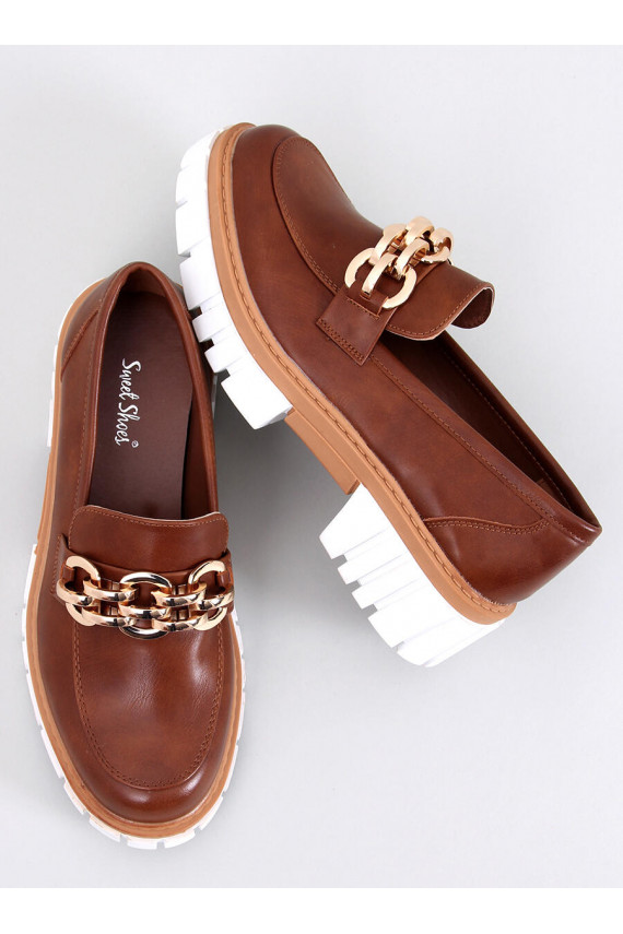 Moccasins with platform CATZ CAMEL