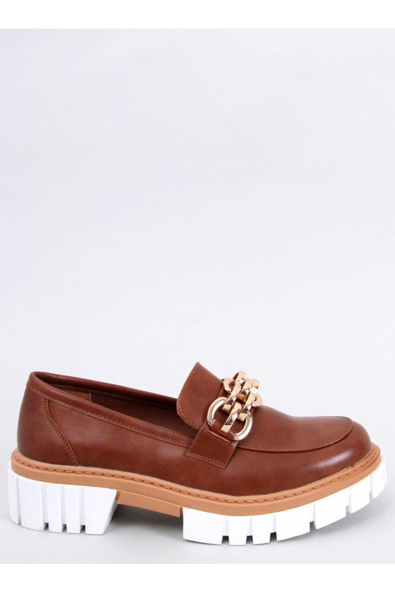 Moccasins with platform CATZ CAMEL