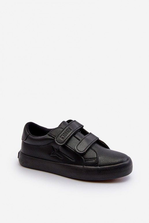 Children's Velcro Sneakers Big Star NN374006 Black