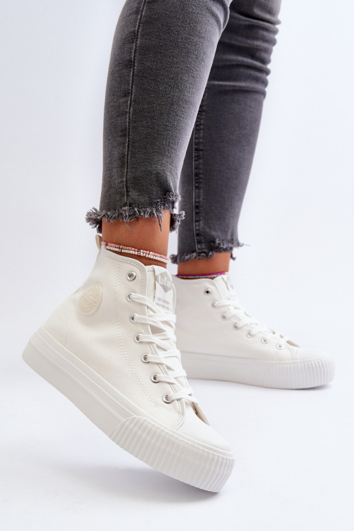 Women's High-Top Sneakers Lee Cooper LCW-24-02-2132 White