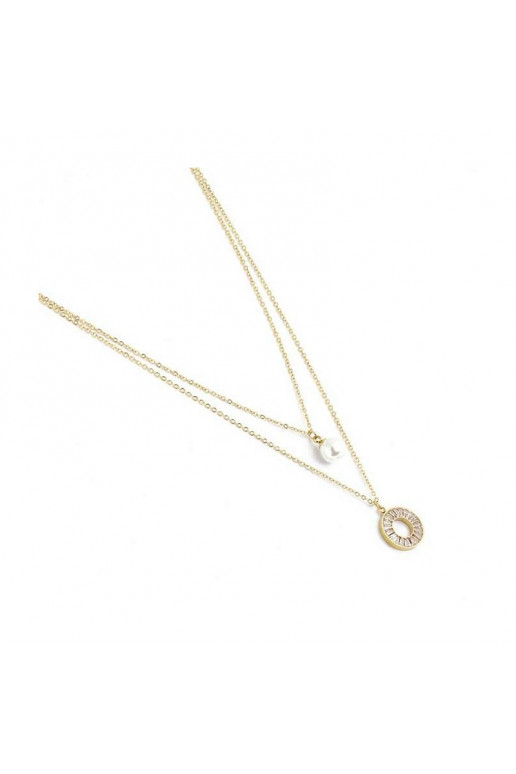 Stainless steel necklace platerowany  NST1289