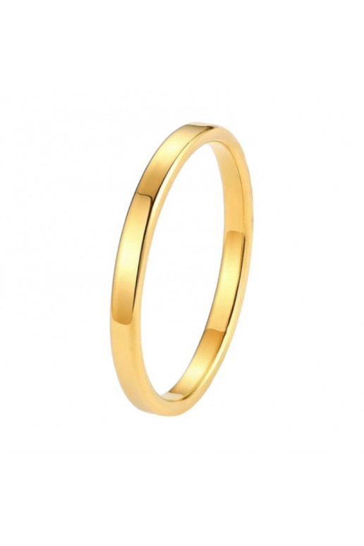 The ring   gold plated PST923, Ring size: US7 - EU14