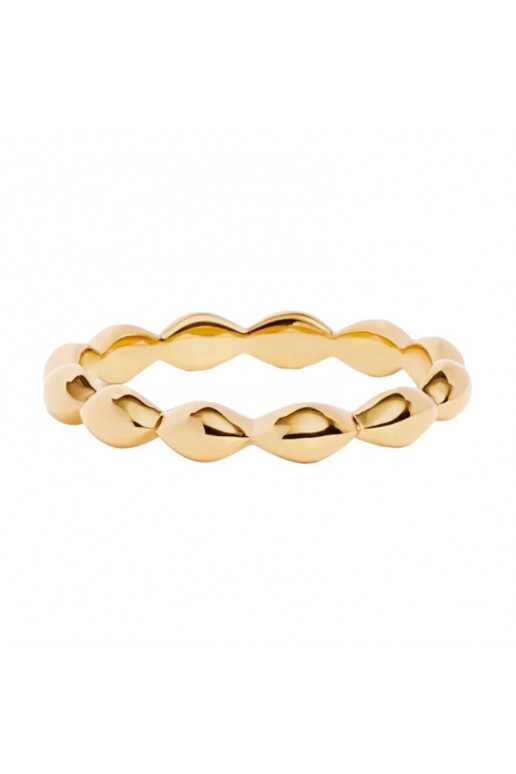 The ring   gold plated PST922, Ring size: US7 - EU14
