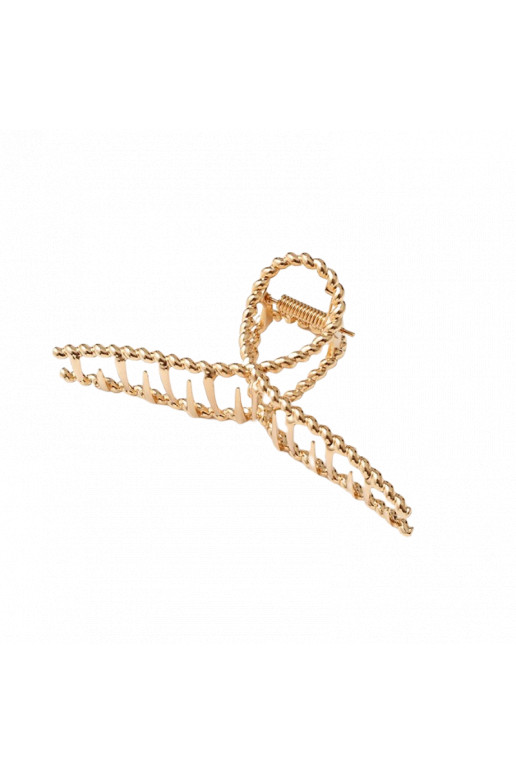 Gorgeous Barrette hair clip XL gold  11,5cm SP145