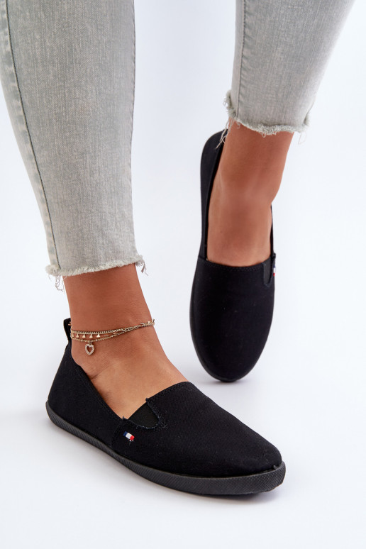 Women's Black Slip-On Sneakers Adrancia