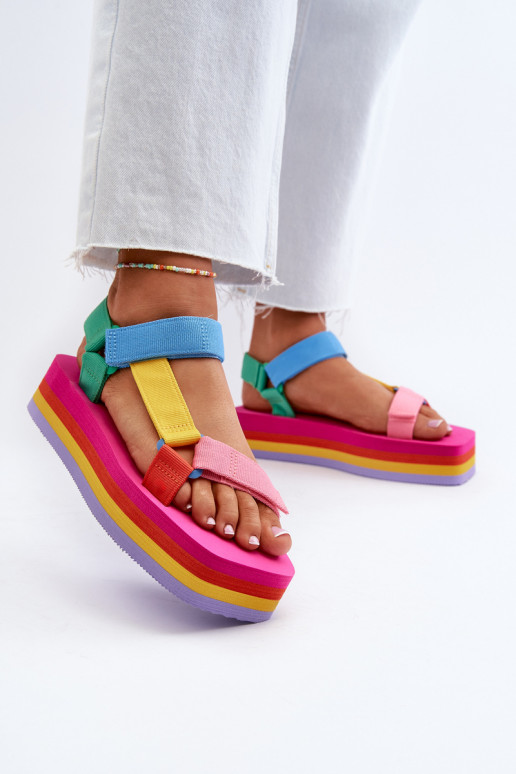 Women's Platform Sandals Multicolor Edireda