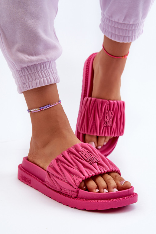 Women's Platform Sandals Big Star NN274A749 Fuchsia