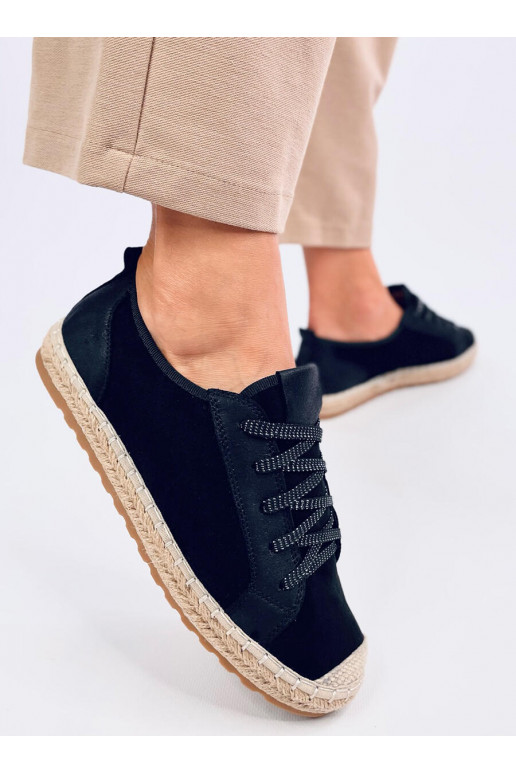 casual shoes espadrilles FELIX BLACK
