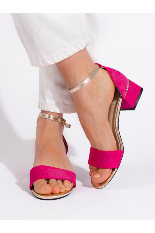 Bright pink sandals  