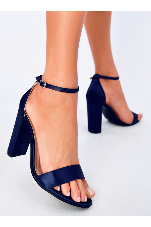 sandals on the heel RANAE BLUE