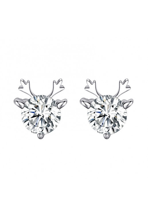 Earrings covered with 925 silver KST1426