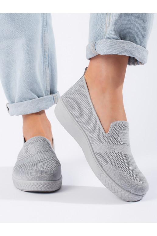 Persistent model gray shoes slip on