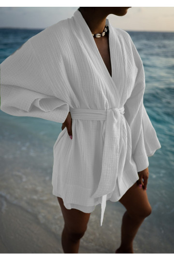 Pavla - White muslin shirt 2