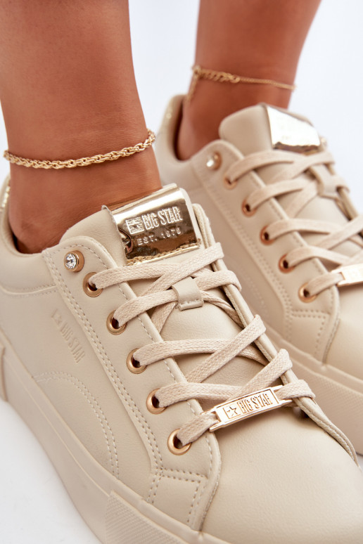 Women s Sneakers Big Star Beige