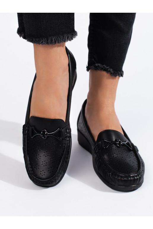 black Women's moccasins