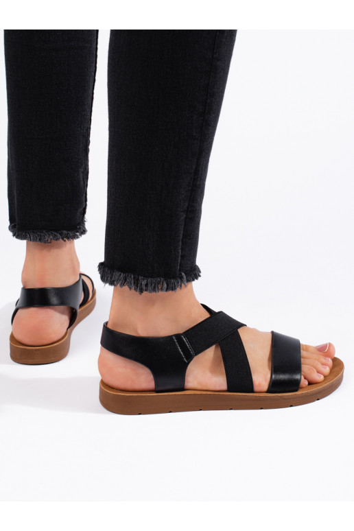 Persistent model sandals  black