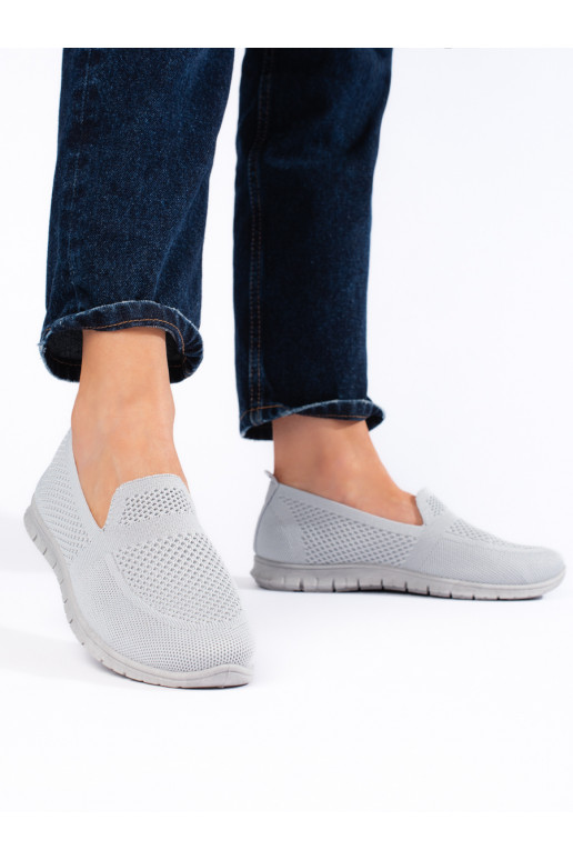 Persistent model shoes slip on gray