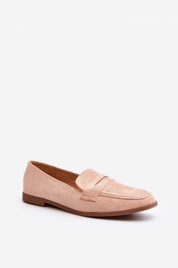 Women's Classic Moccasins Pink Olevin 2