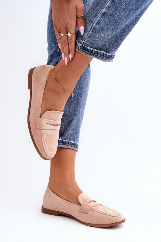 Women's Classic Moccasins Pink Olevin Women's Classic Moccasins Pink Olevin