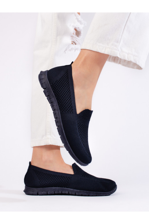 Persistent model shoes slip on blue