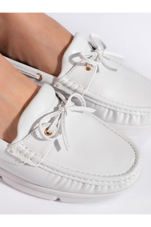  white color Women's moccasins