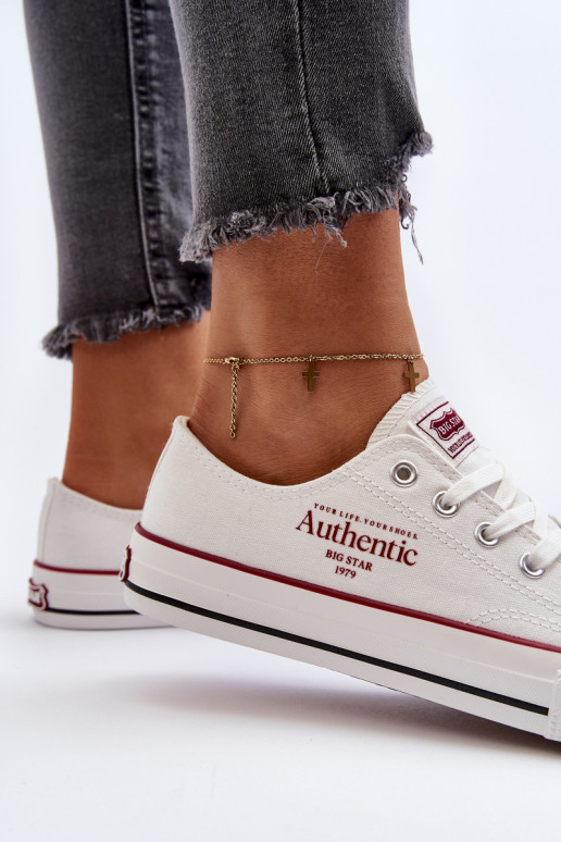 Women's Sneakers Big Star NN274235 White Women's Sneakers Big Star NN274235 White