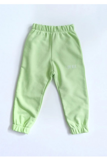 Pure - Kids sweatpants Lime...