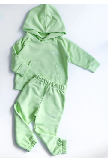Pure - Kids hoodie Lime Green 2