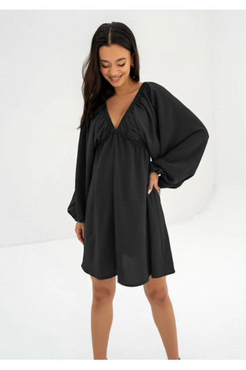 Aruba - Black V-neck mini...