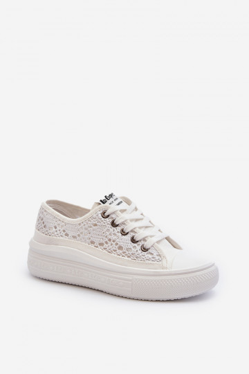 Women's Lace Sneakers Lee Cooper LCW-23-44-1617 White 2