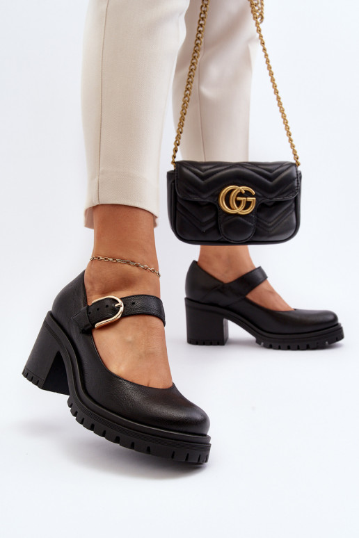 Zazoo 20166 Leather Court Shoes Black Zazoo 20166 Leather Court Shoes Black