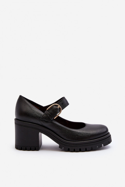 Zazoo 20166 Leather Court Shoes Black Zazoo 20166 Leather Court Shoes Black