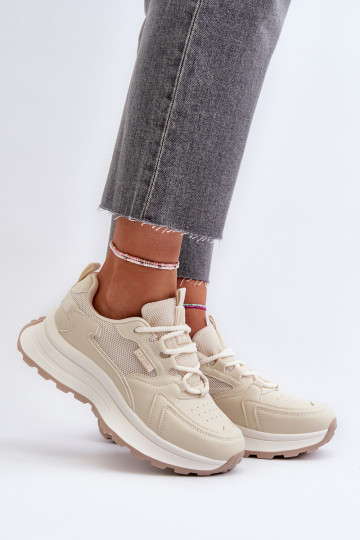 Women's Sneakers HI-POLY SYSTEM Big Star NN274A105 Beige 2