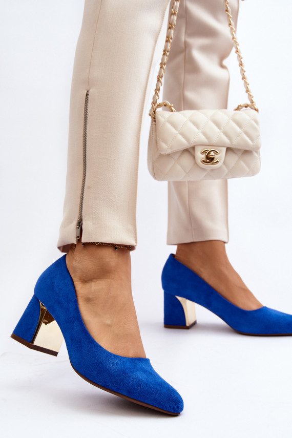 Blue Stelloria High Heel Pumps
