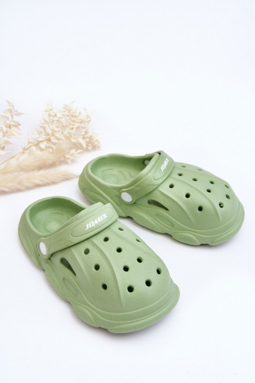 Children's Foam Slippers Crocs Green Cloudy Children's Foam Slippers Crocs Green Cloudy