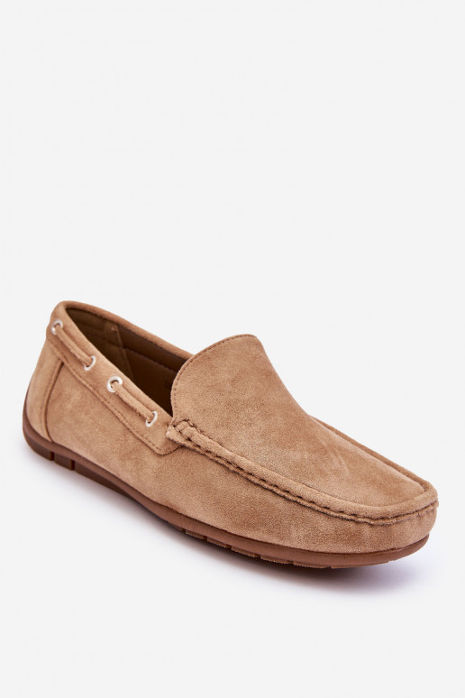 Men's Suede Slip-On Loafers Brown Rayan