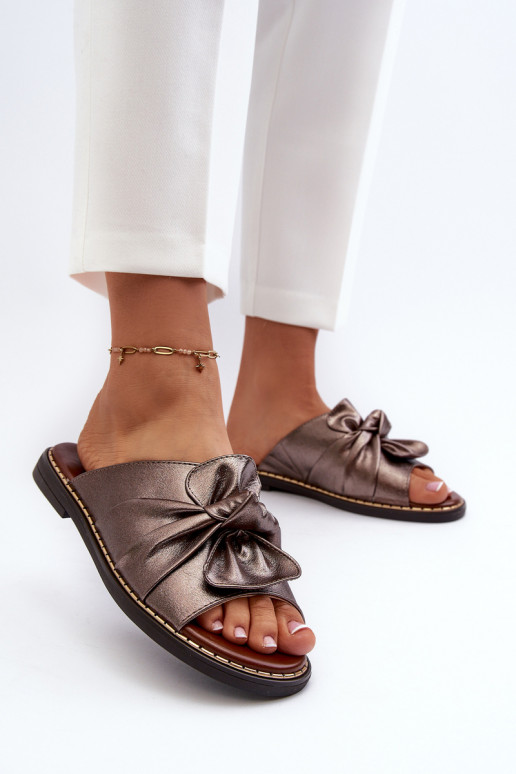 Women's Flat Heel Sandals Copper Nelvira