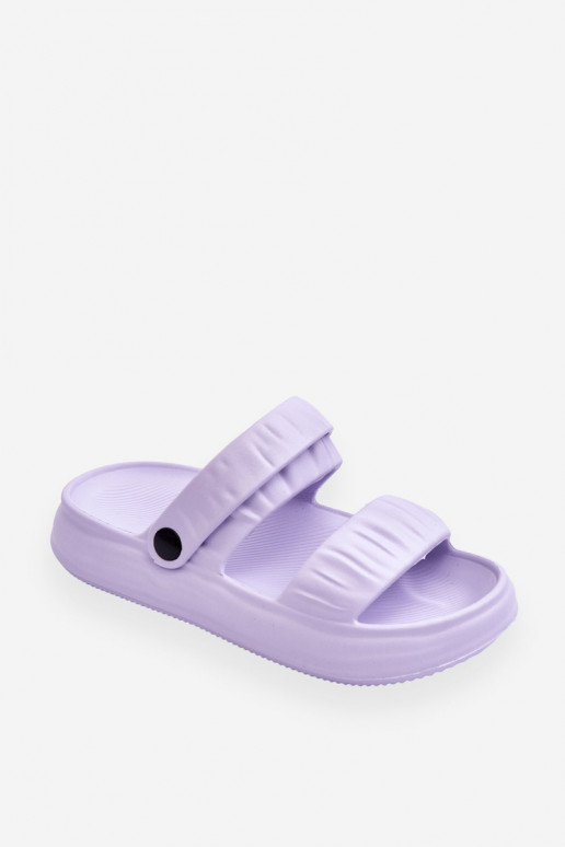 Foam Slide Sandals Violet Lirell
