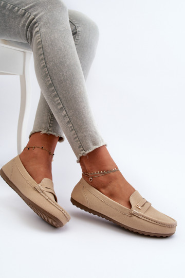 Classic Women's Beige Moccasins Iramarie 2