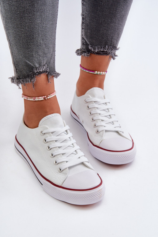 Women's Classic Low White Sneakers Caelira Women's Classic Low White Sneakers Caelira