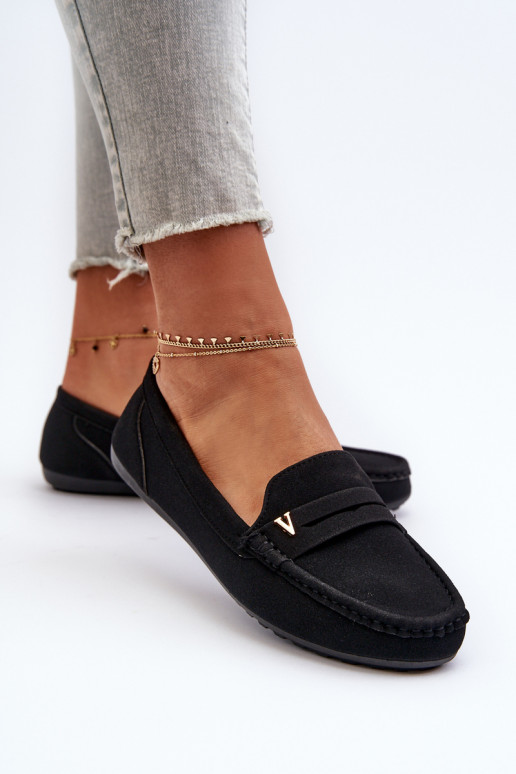 Classic Black Women's Moccasins Iramarie Classic Black Women's Moccasins Iramarie