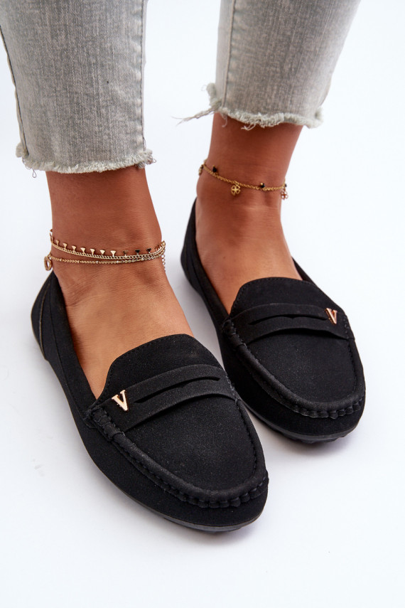 Classic Black Women's Moccasins Iramarie