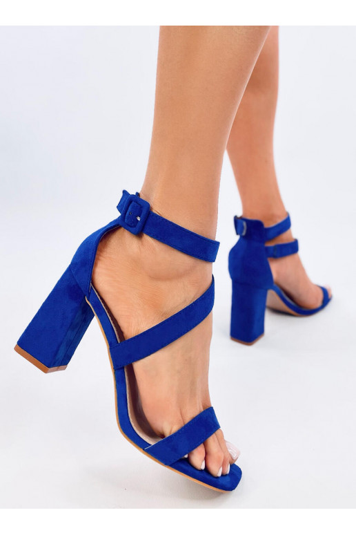 sandals on the heel SAVOY BLUE