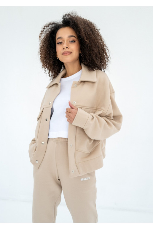 Tribe - beige button-up jumper Tribe - beige button-up jumper