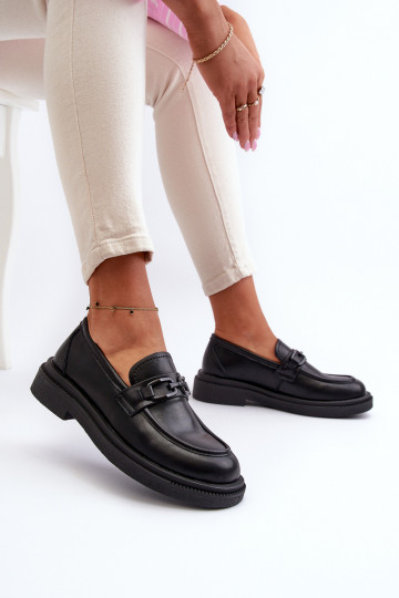 Black Women's Leather Moccasins Keelana 2