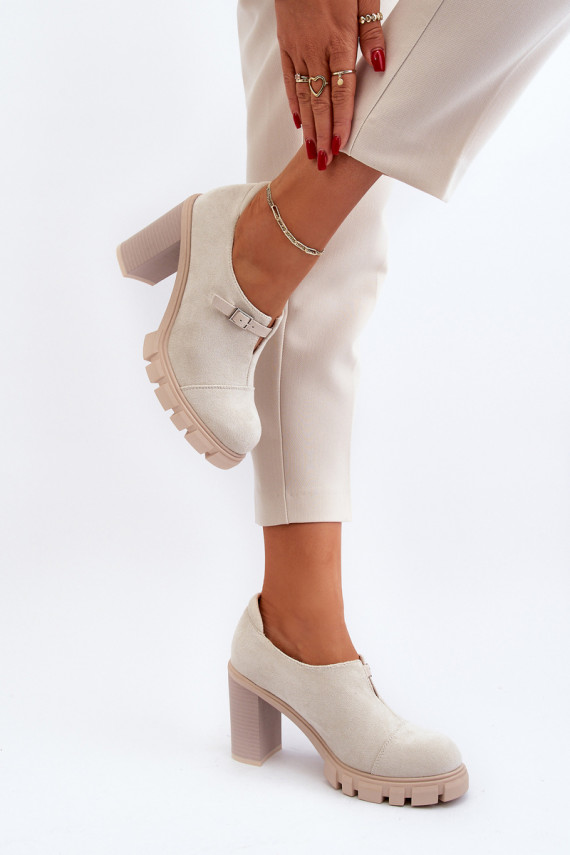 Women's High Heel Pumps Light Beige Tauina