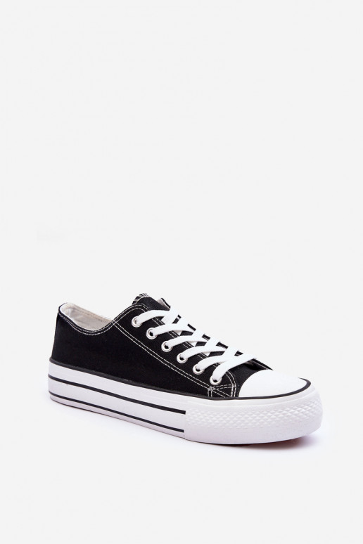 Low Classic Sneakers On Platform Black Jazlyn Low Classic Sneakers On Platform Black Jazlyn