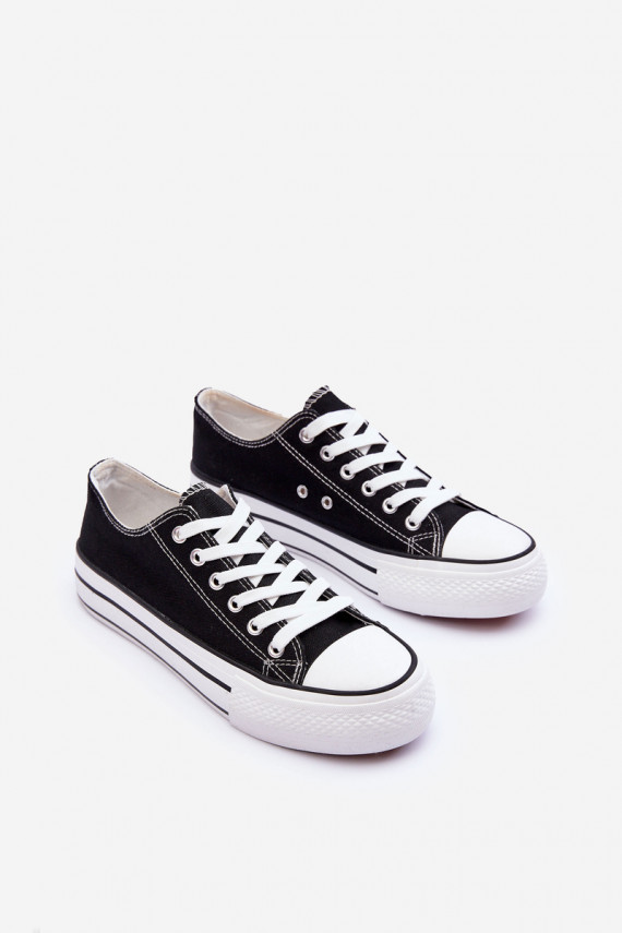 Low Classic Sneakers On Platform Black Jazlyn
